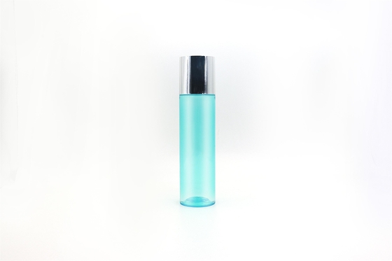 Kundengebundene glänzende Metaillized Überwurfmutter Logo Plastic Cosmetic Bottles Withs