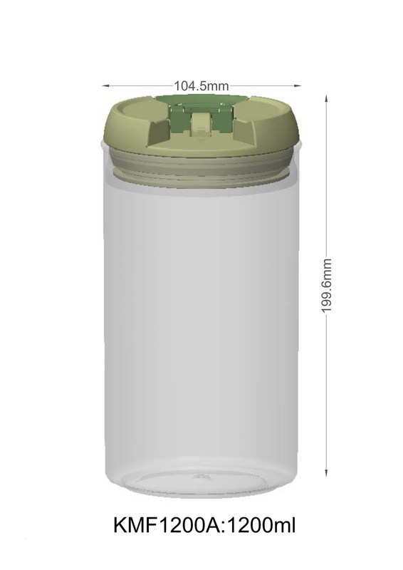 Silikon AS-/ABS-1200ml ODM-Farbe-HAUSTIER Plastikflaschen-Nahrungsmittelgrad